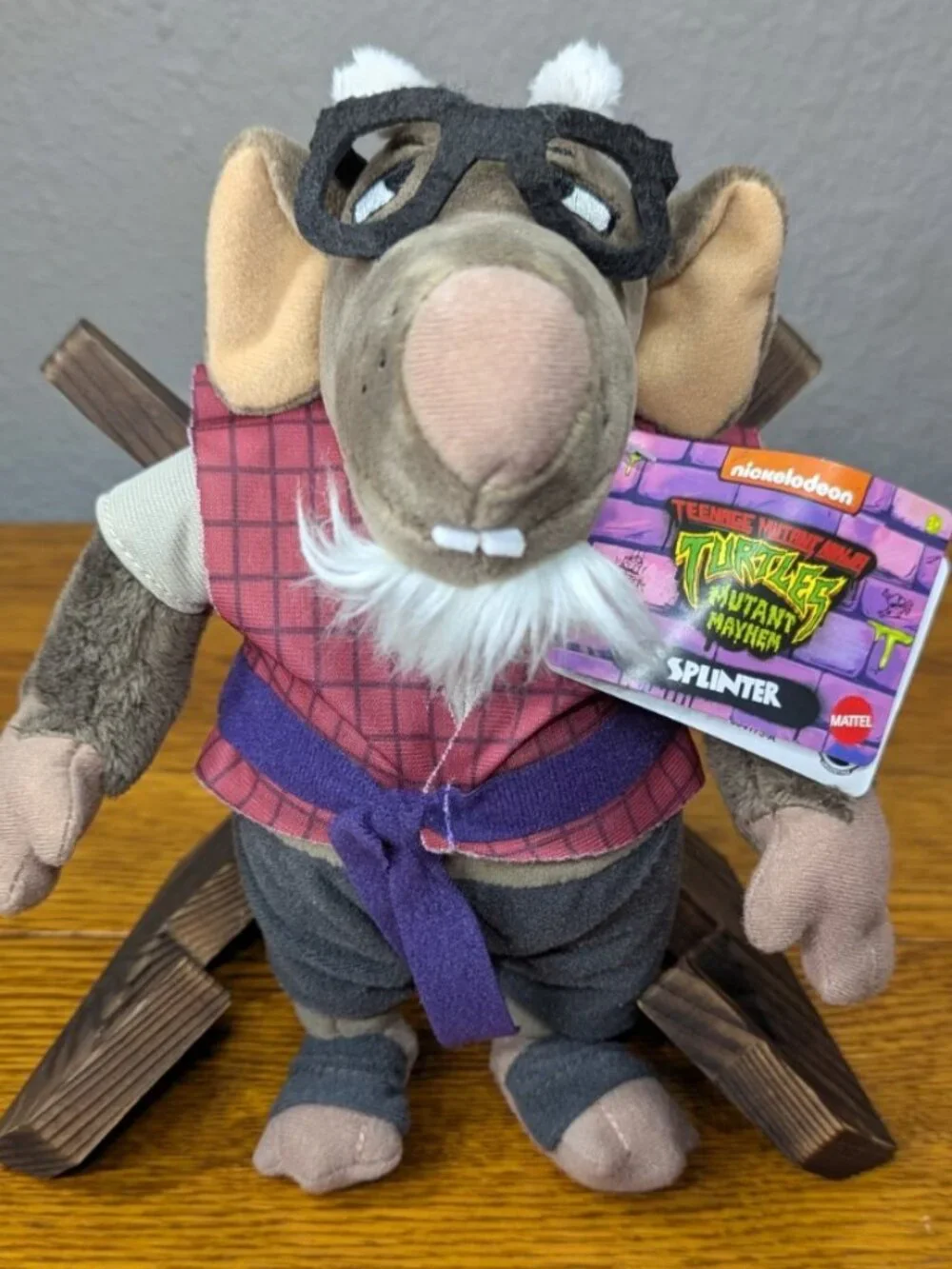 TMNT Splinter Plush Mutant Mayhem 8